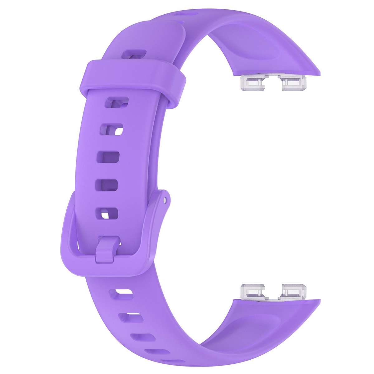 For Huawei Band 10 / 9 / 8 xDfind Nail Button Glossy Silicone Watch Band(Purple)