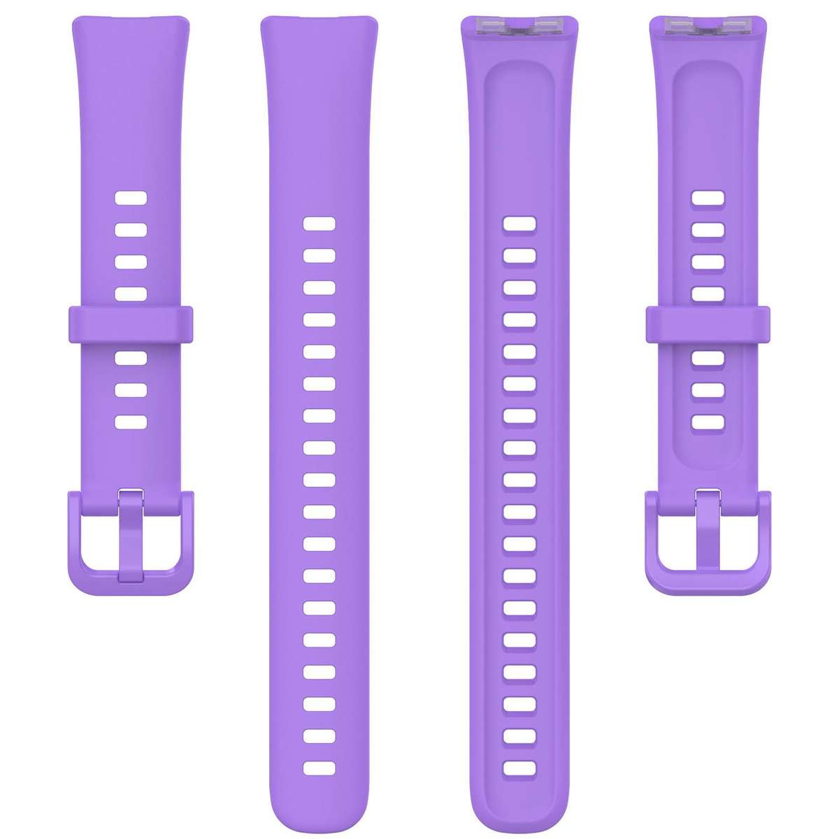 For Huawei Band 10 / 9 / 8 xDfind Nail Button Glossy Silicone Watch Band(Yellow)