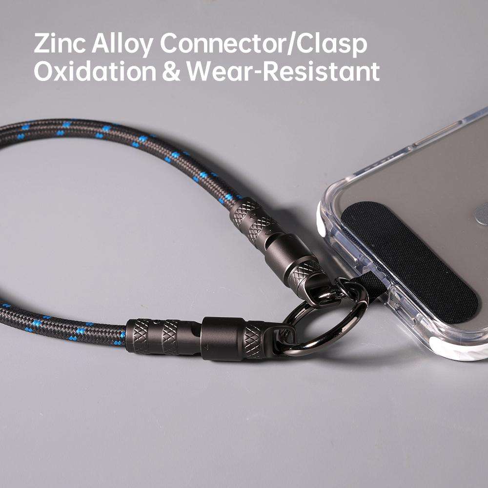 ROCK R15 Type-C to 8 Pin 27W Phone Lanyard Fast Charging Zinc Alloy Data Cable, Length:30cm(Creamy