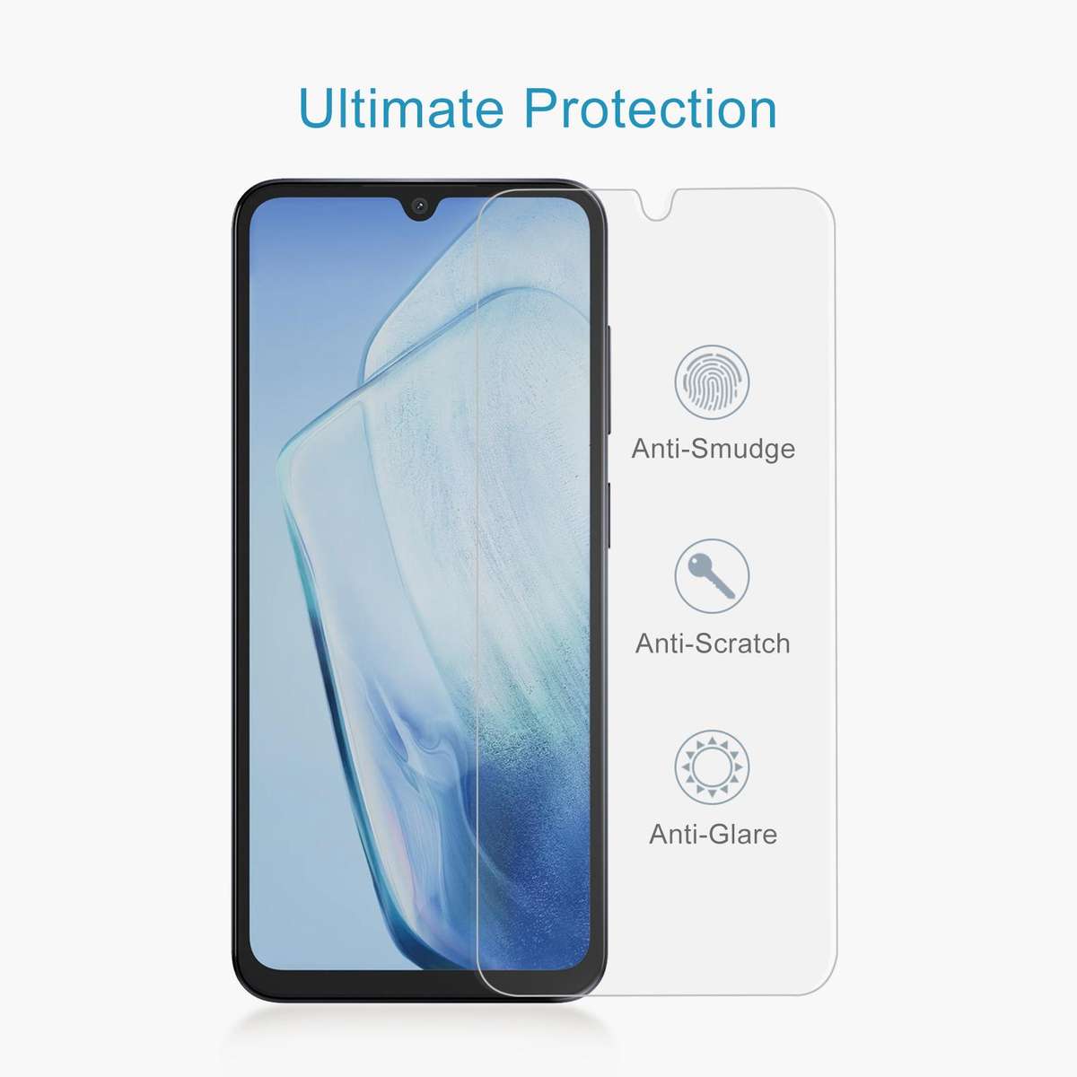 For HOTWAV Note 16 10pcs 0.3mm High Aluminum Tempered Glass Film