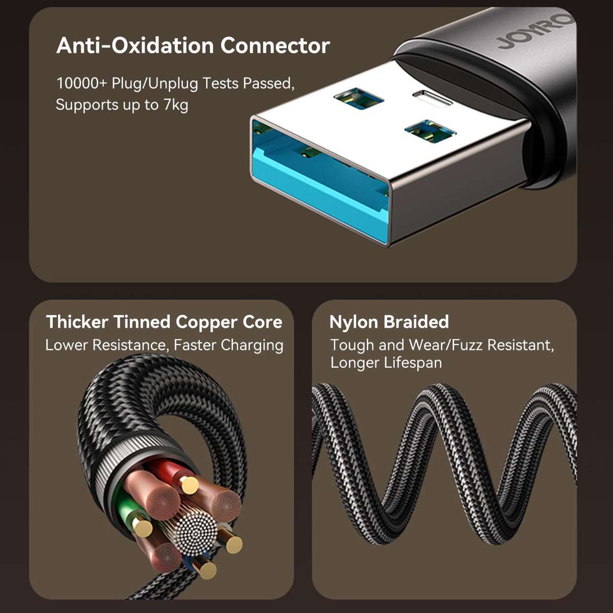 JOYROOM S-A56 EnjoyX Series 3A USB to 8 Pin 90 Degree Fast Charging Data Cable, Length:1.2m(Black)