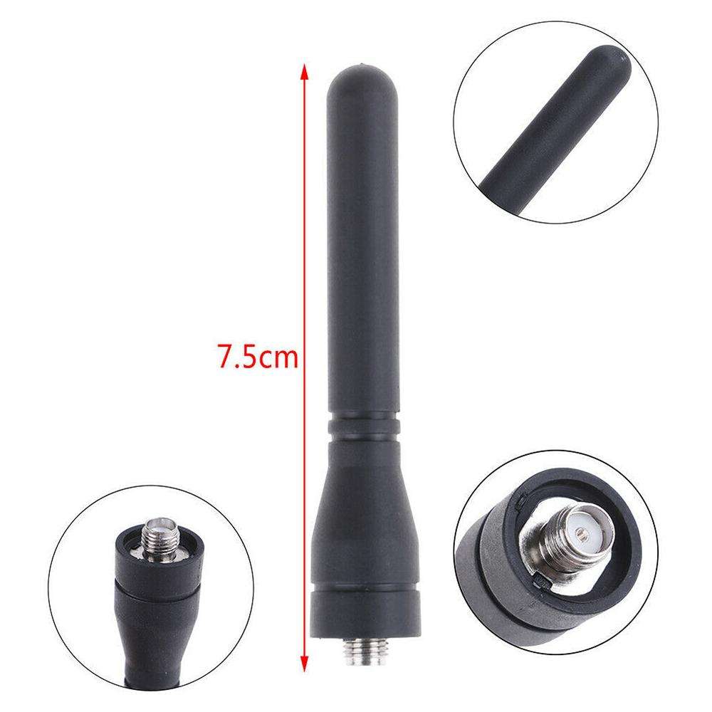 For Baofeng BF-UV5R / UV-6R / BF-888S Walkie-talkie Mini Thumb Short Antenna(Black)
