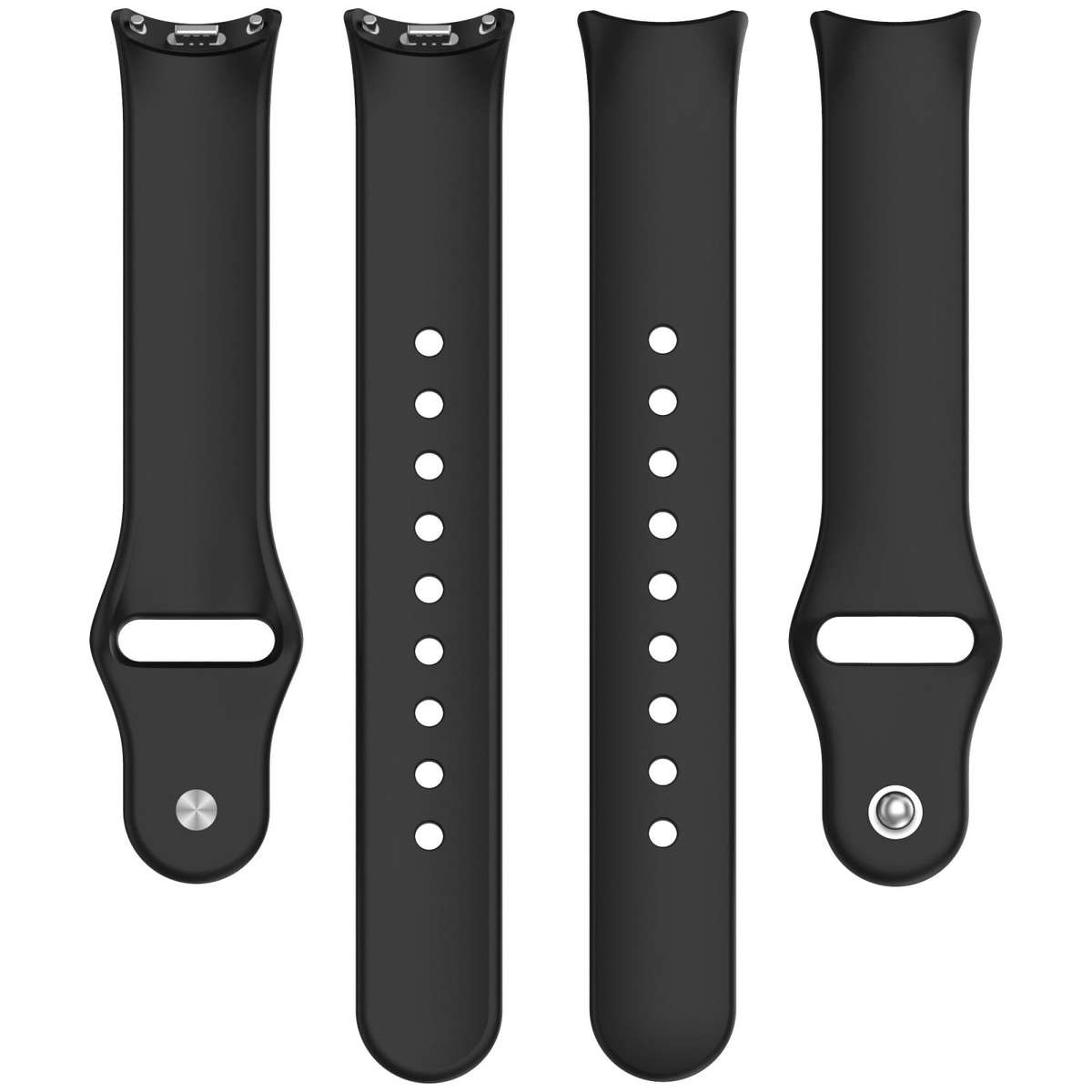 For Xiaomi Smart Band 10 / 9 / 8 xDfind Reverse Buckle Silicone Watch Band(Pine Green)