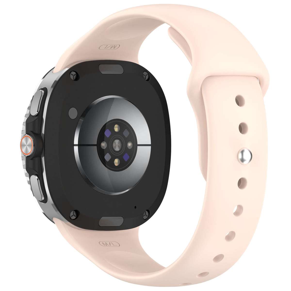For Samsung Galaxy Watch8 / 8 Classic xDfind Reverse Buckle Silicone Watch Band(Pink)