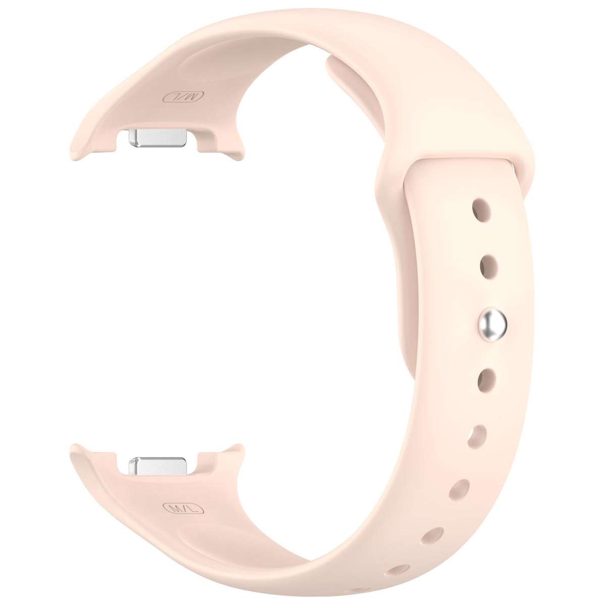 For Samsung Galaxy Watch8 / 8 Classic xDfind Reverse Buckle Silicone Watch Band(Pink)