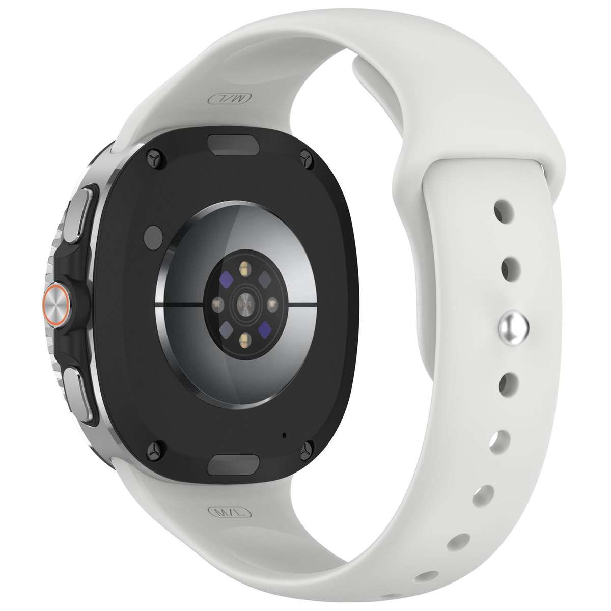 For Samsung Galaxy Watch8 / 8 Classic xDfind Reverse Buckle Silicone Watch Band(Light Grey)