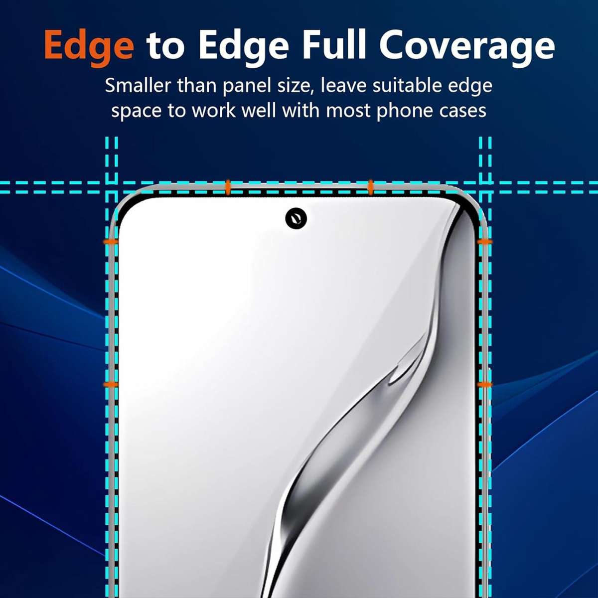 For Redmi 14C 4G Kalebol High-Aluminum Screen-Printed Full-Coverage Anti-Fingerprint Black-Bordere