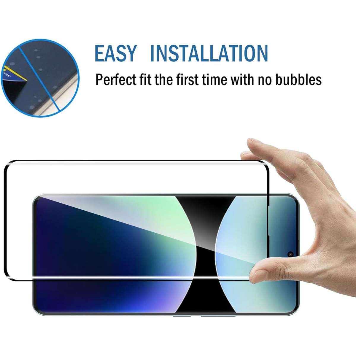 For Xiaomi 15 Pro 10pcs Kalebol Curved High-Aluminum Screen-Printed Full-Coverage Anti-Fingerprint