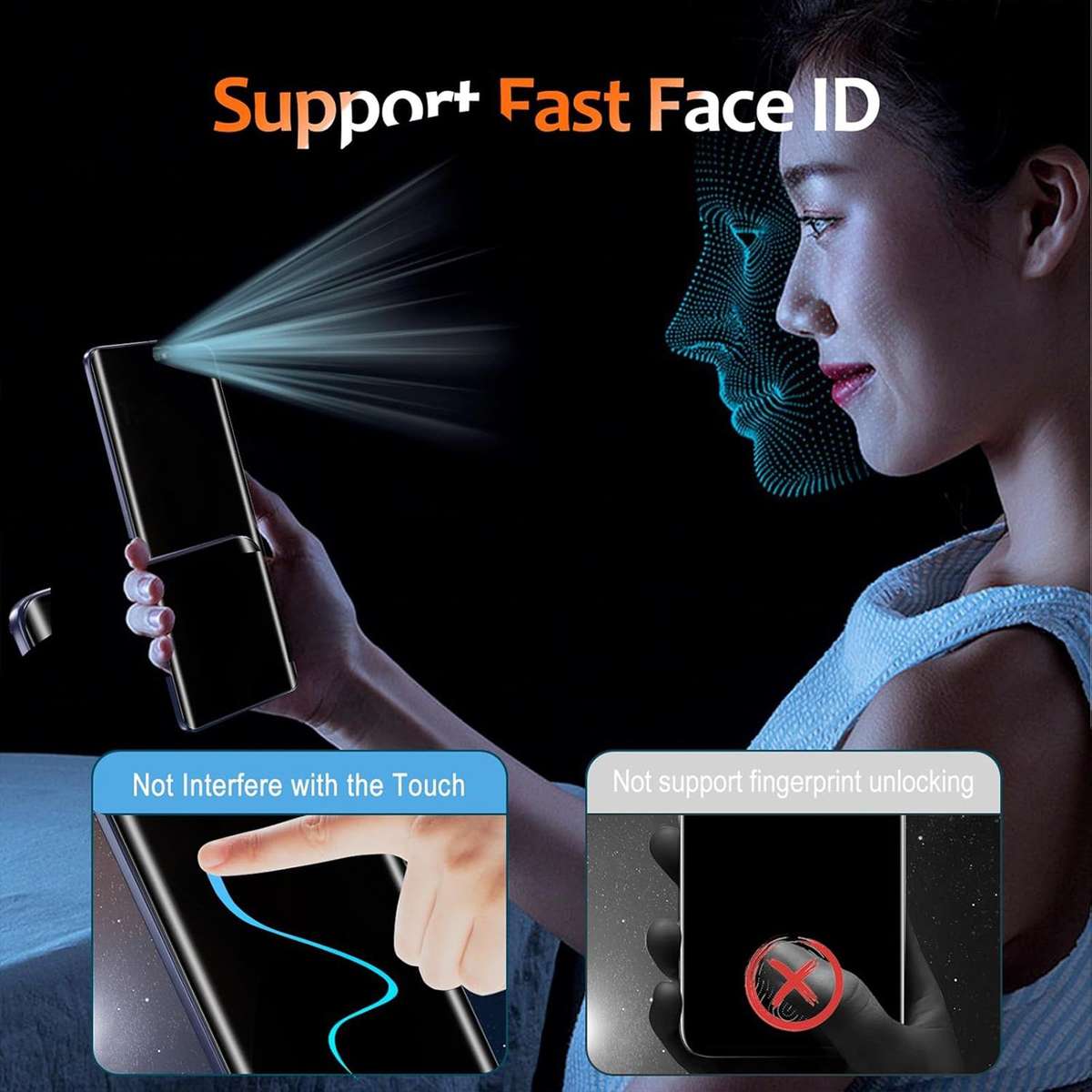 For Xiaomi 15 Pro 10pcs Kalebol Curved High-Aluminum Screen-Printed Full-Coverage Anti-Fingerprint