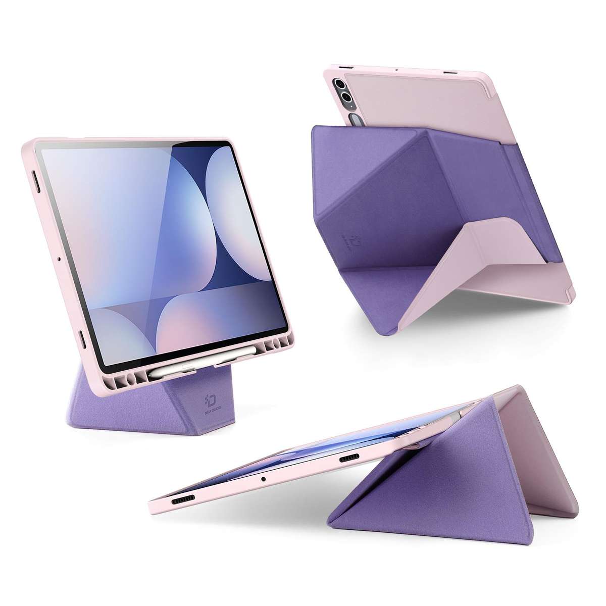 For Samsung Galaxy Tab S10+ / S9+ DUX DUCIS Vers Series PU + TPU Tablet Case(Pink)