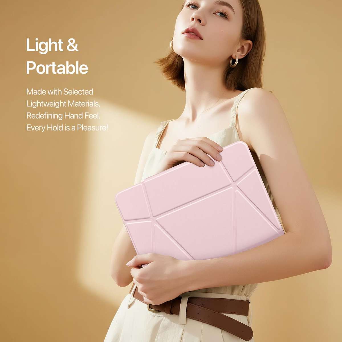For Samsung Galaxy Tab S10+ / S9+ DUX DUCIS Vers Series PU + TPU Tablet Case(Pink)