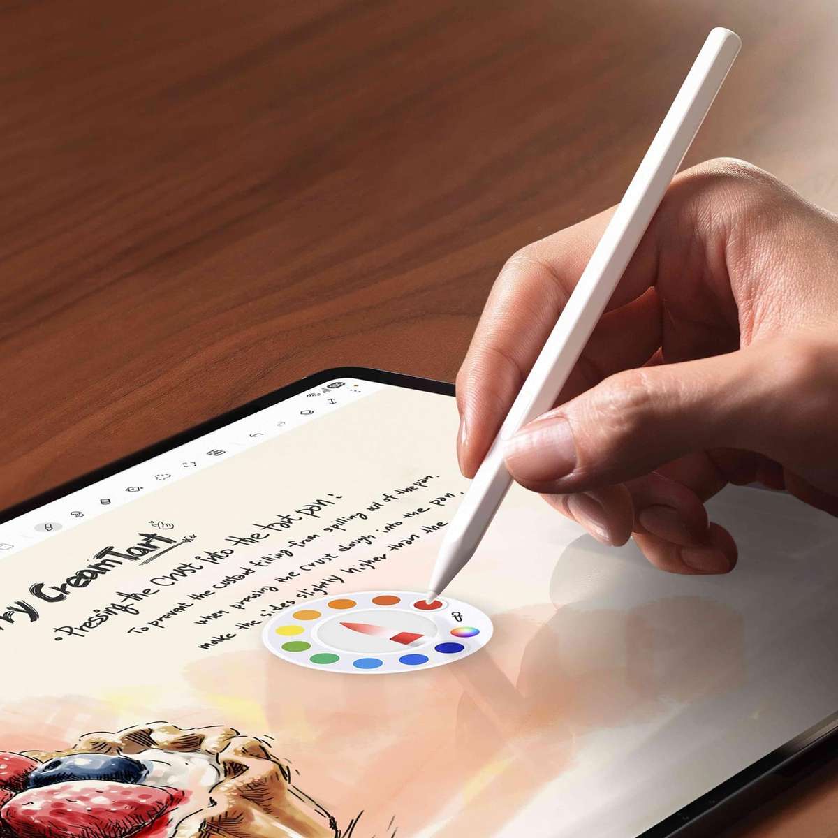 For Samsung Galaxy Tab S11 / Tab S11 Ultra High-Sensitive Stylus Pen Touch Pen(White)