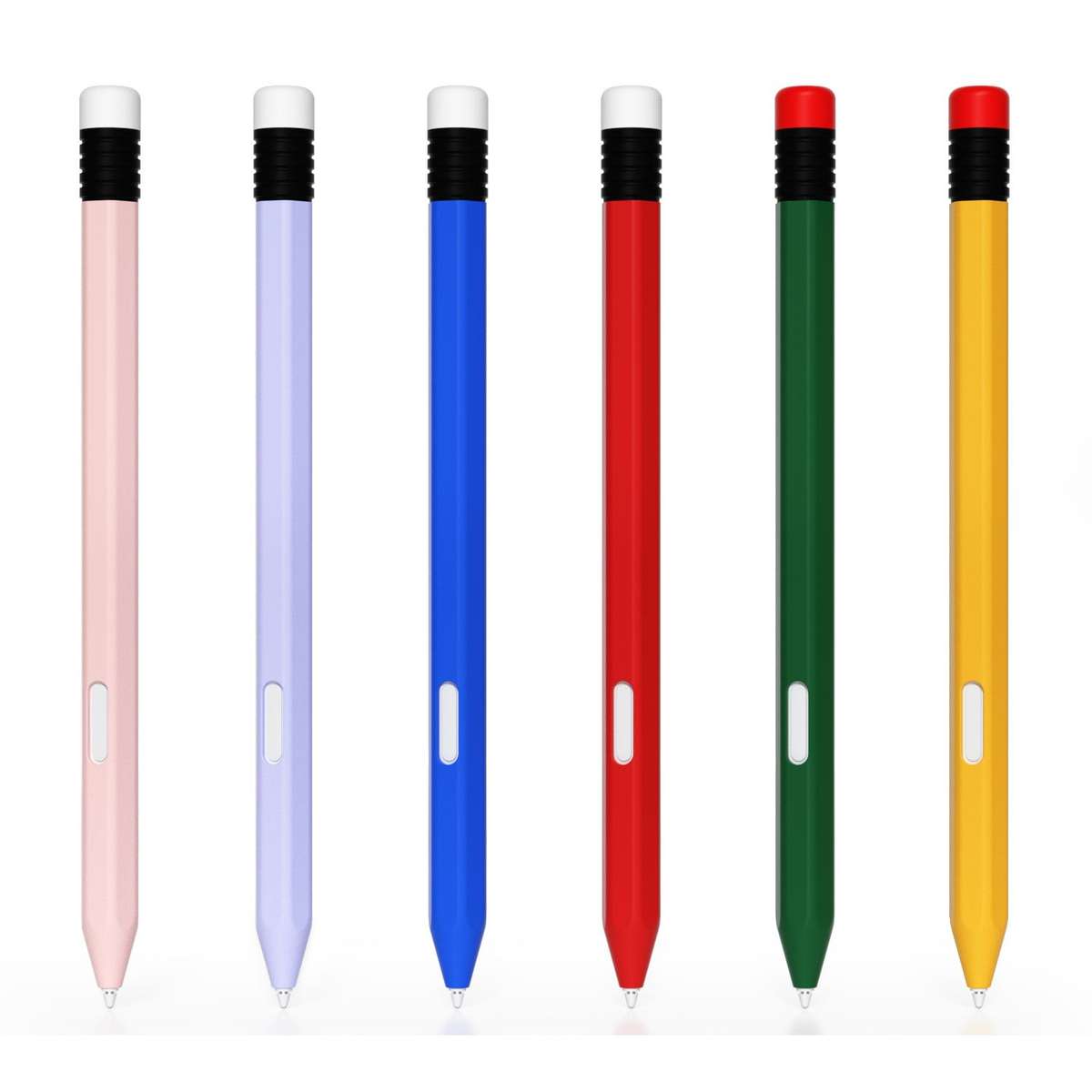 For Samsung Galaxy Tab S11 / S11 Ultra Anti-roll Silicone Protective Stylus Pen Case(Blue)
