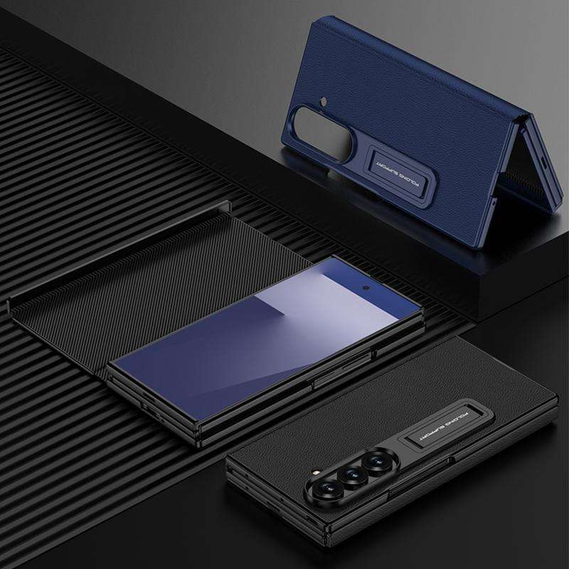 For Samsung Galaxy Z TriFold GKK Integrated Full Coverage Flip Phone Case with All Purpose Holder(