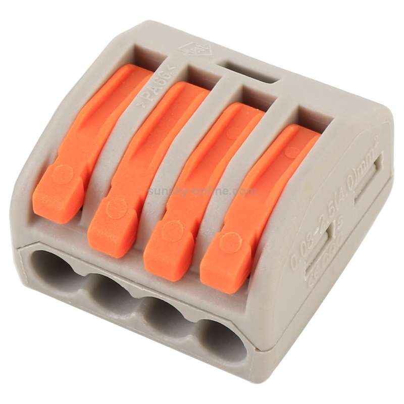 10 PCS 4 Port PCT Series Architectural Wiring Connector LED Lamp Conductor Distributor Junction Bo