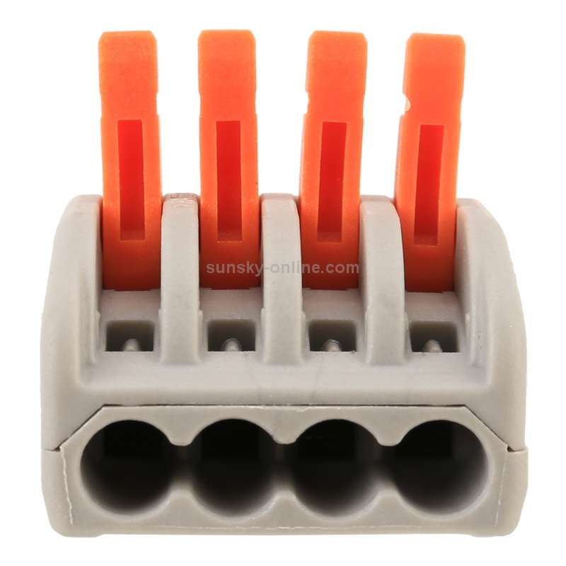 10 PCS 4 Port PCT Series Architectural Wiring Connector LED Lamp Conductor Distributor Junction Bo