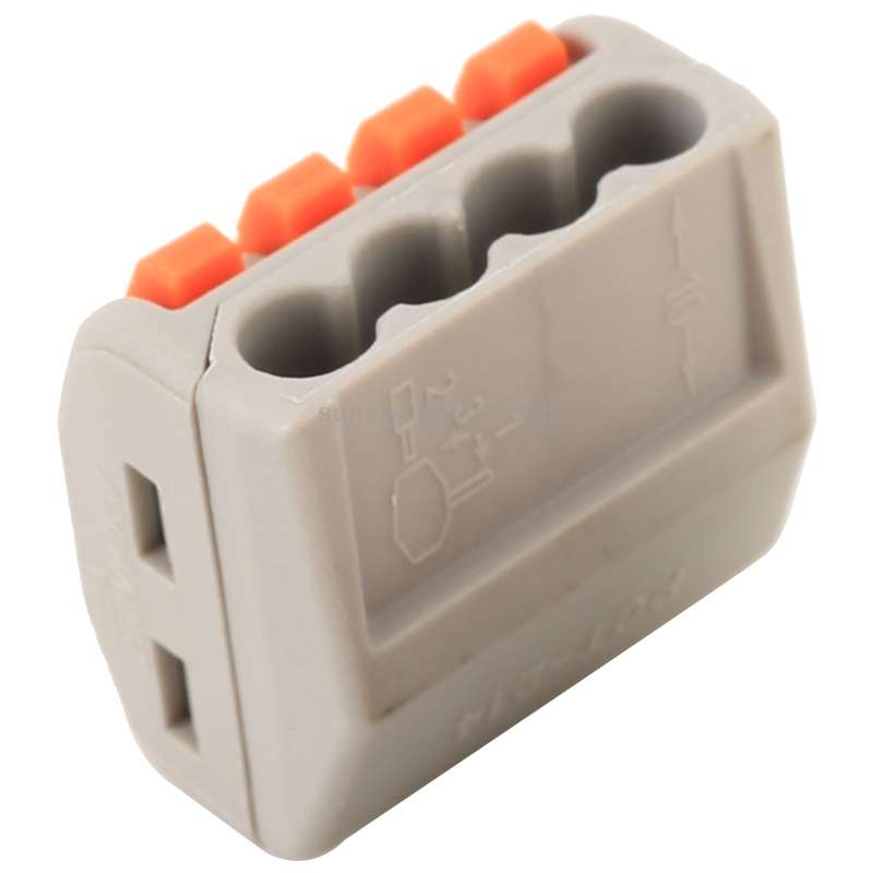 10 PCS 4 Port PCT Series Architectural Wiring Connector LED Lamp Conductor Distributor Junction Bo