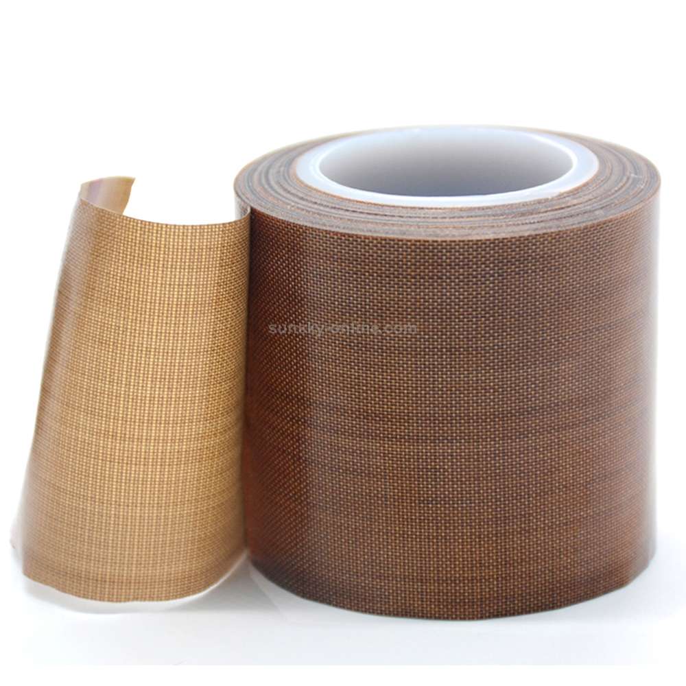 Teflon High Temperature Resistant Cloth Tape Sealing Machine Heat Insulation Tape, Size: 10m x 30m