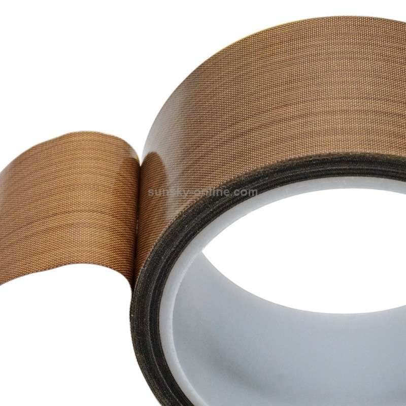 Teflon High Temperature Resistant Cloth Tape Sealing Machine Heat Insulation Tape, Size: 10m x 30m