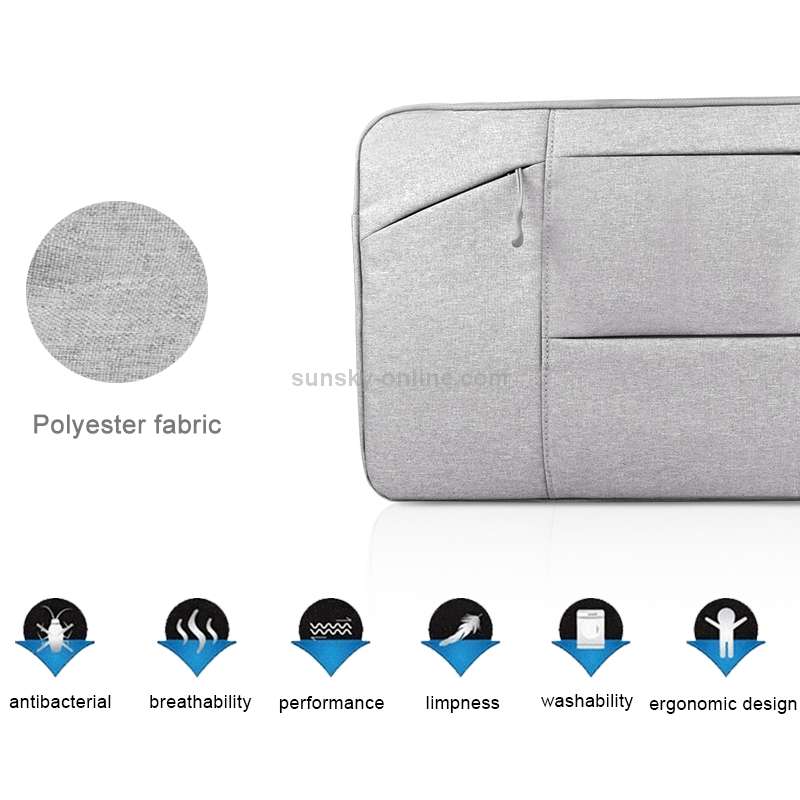 Universal Multiple Pockets Wearable Oxford Cloth Soft Portable Simple Business Laptop Tablet Bag