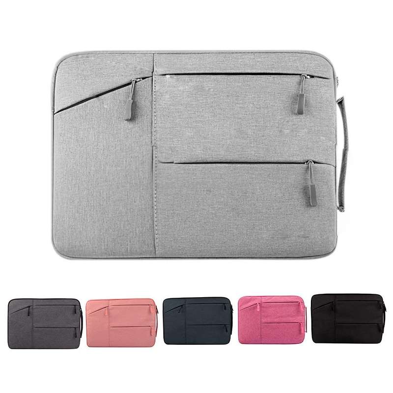 Universal Multiple Pockets Wearable Oxford Cloth Soft Portable Simple Business Laptop Tablet Bag