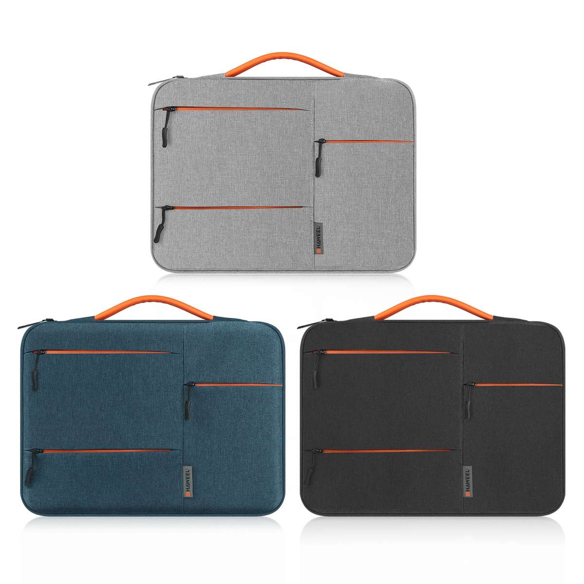 HAWEEL 13.0 inch Sleeve Case Zipper Briefcase Laptop Handbag For Macbook, Samsung, Lenovo Thinkpad