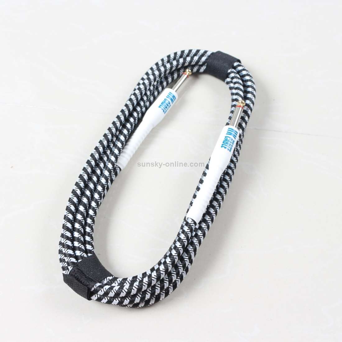Wooden Guitar Bass Connection Cable Noise Reduction Audio Cable, Cable Length: 10m, Random Color D