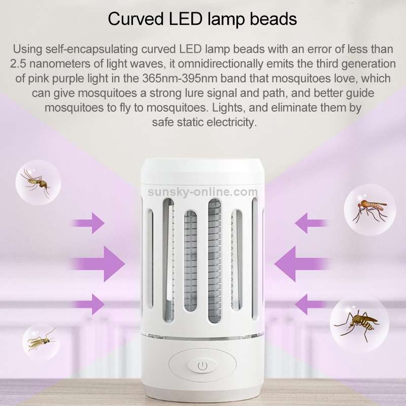 Original Xiaomi Youpin Y8EK Portable Physical Electric Shock LED Mosquito Killer