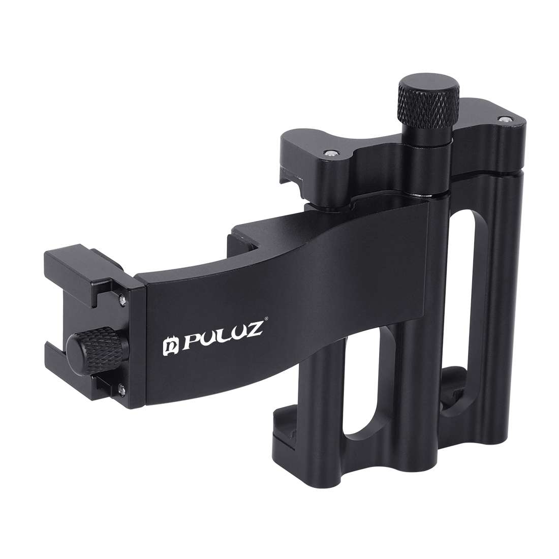 PULUZ Multifunction Aluminum Alloy Smartphone Fixing Clamp Expansion Holder Mount Bracket for DJI