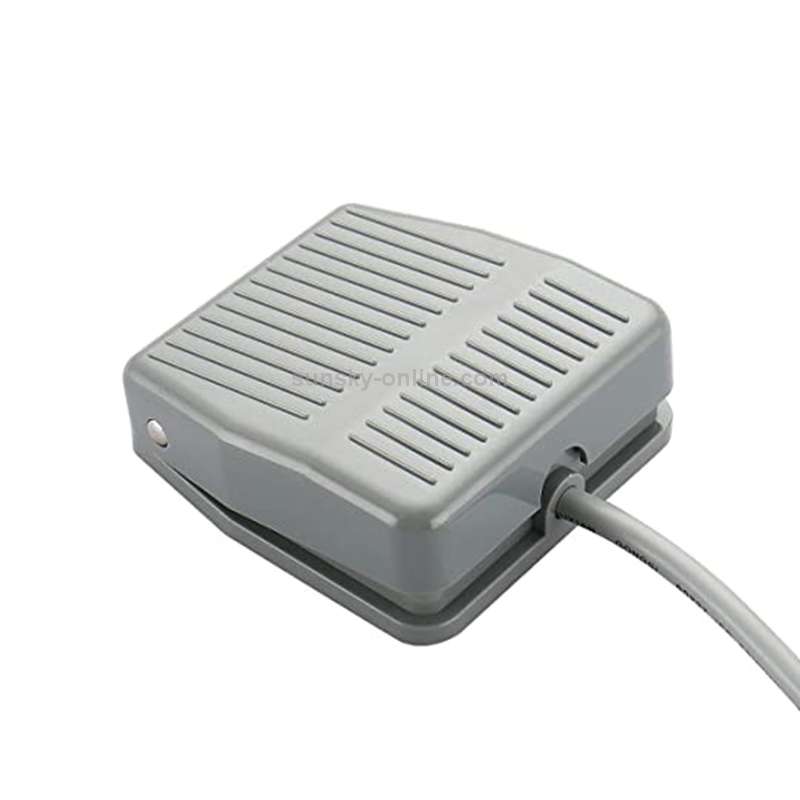 TFS-201 AC 250V 10 A Electric Power Plastic Foot Switch Power Pedal, Cable Length: 1m
