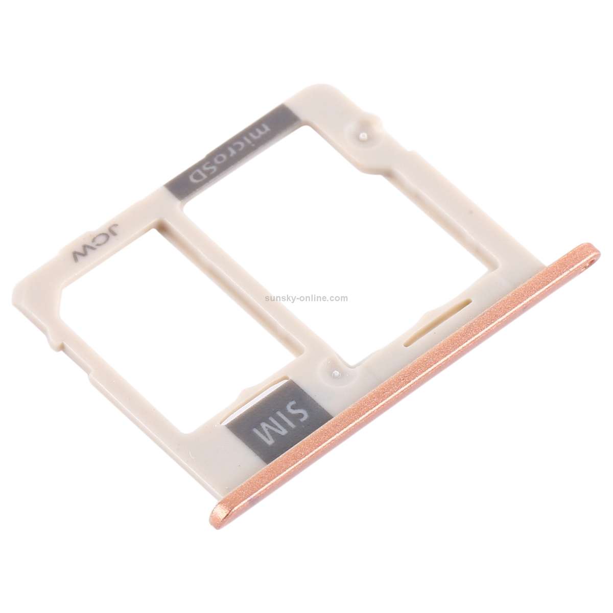 For Samsung Galaxy Tab A 10.1 (2019) / SM-T515 SIM Card Tray + Micro SD Card Tray (Gold)