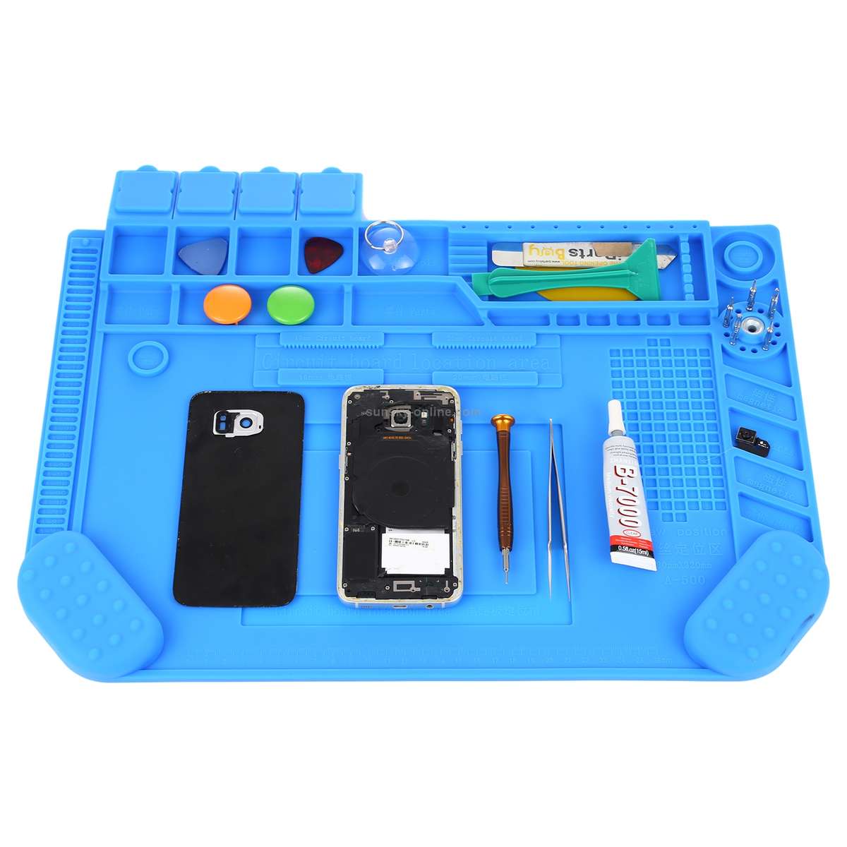 A-500 Insulation Heat-Resistant Repair Pad ESD Mat with Magnetic, Size: 48 x 32cm