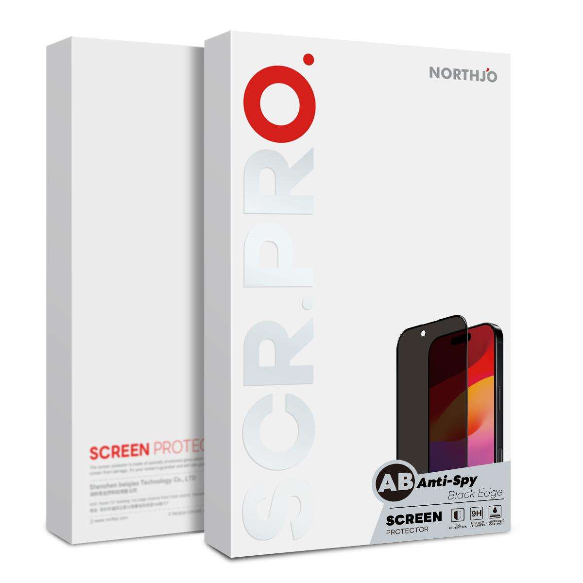 For Samsung Galaxy S25 FE 5G NORTHJO A++ Privacy Screen Protector High Aluminium-Silicon Glass Fil