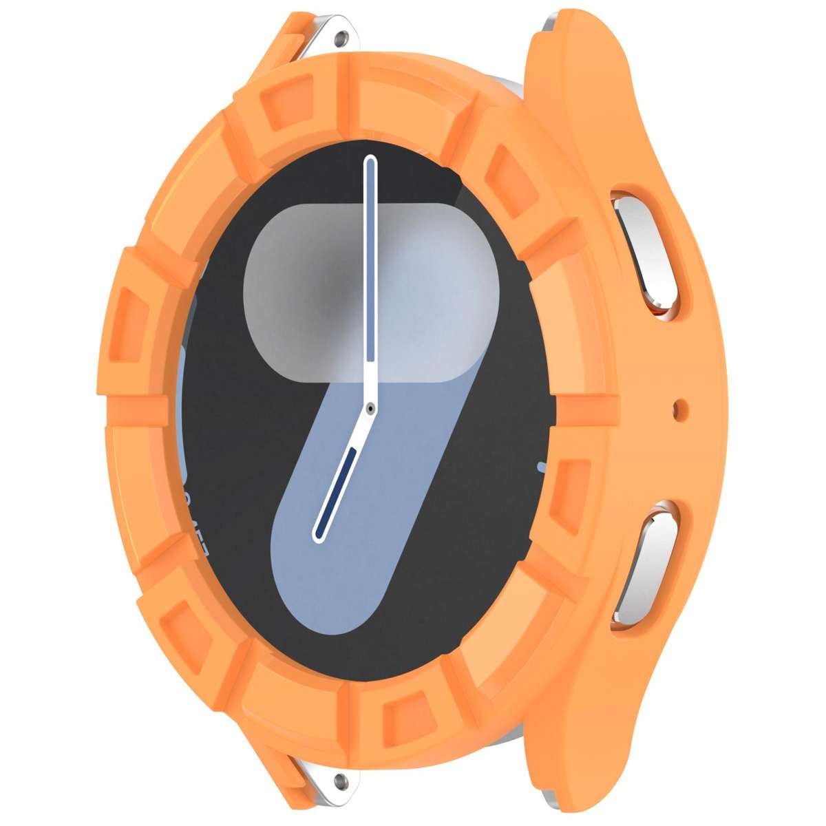 For Samsung Galaxy Watch 7 44mm Armour Hollow TPU Watch Protective Case(Orange)
