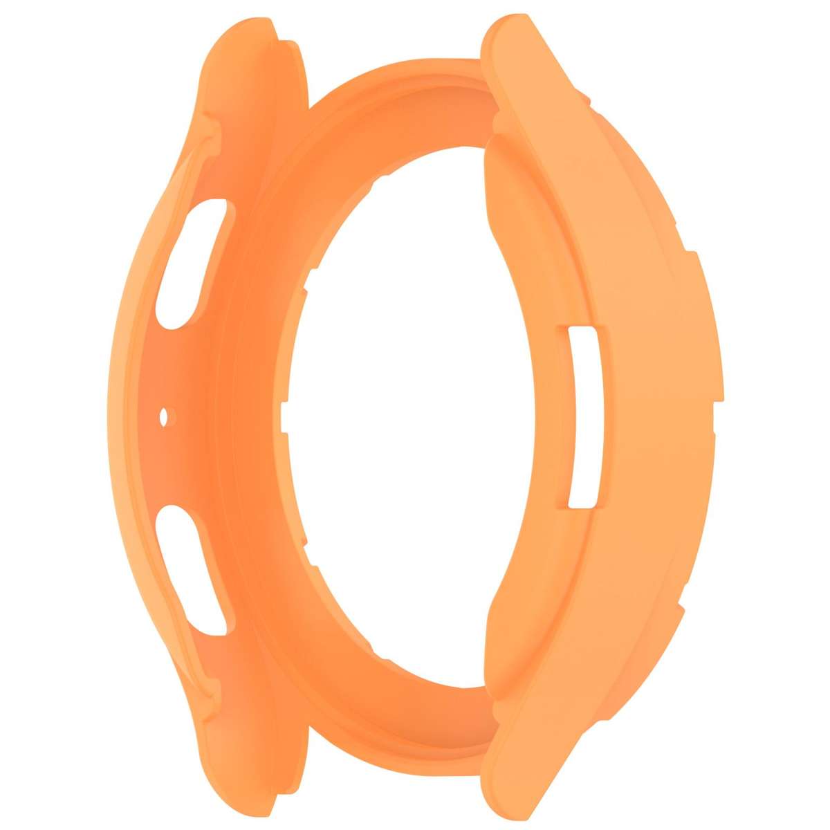 For Samsung Galaxy Watch 7 44mm Armour Hollow TPU Watch Protective Case(Orange)