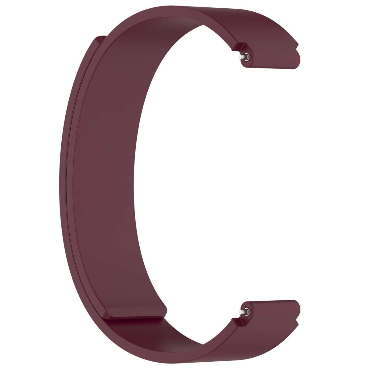 For Xiaomi Smart Band 10 / 9 / 8 Soft Silicone Magnetic Watch Band(Wine Red)