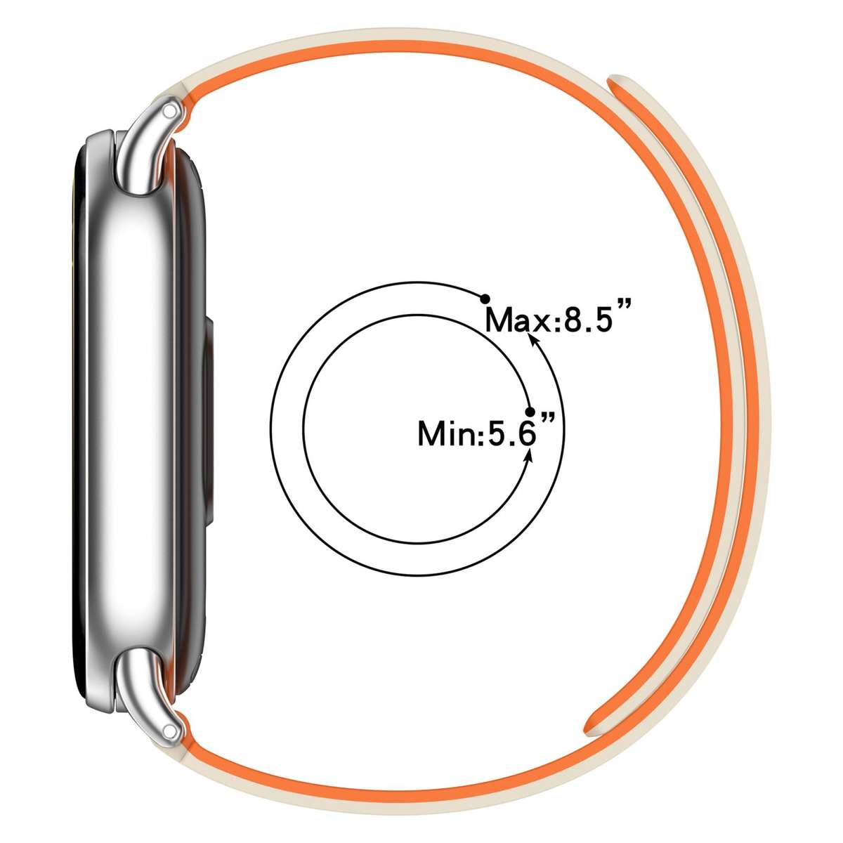 For Xiaomi Smart Band 10 / 9 / 8 Soft Silicone Magnetic Watch Band(Wine Red)