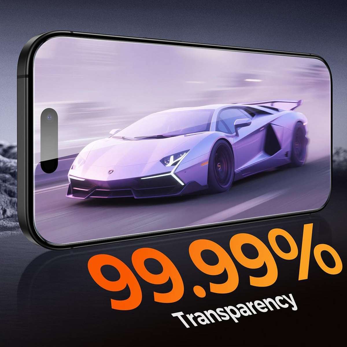 For iPhone 14 10pcs Kalebol High-Aluminum Screen-Printed Full-Coverage Anti-Fingerprint Black-Bord