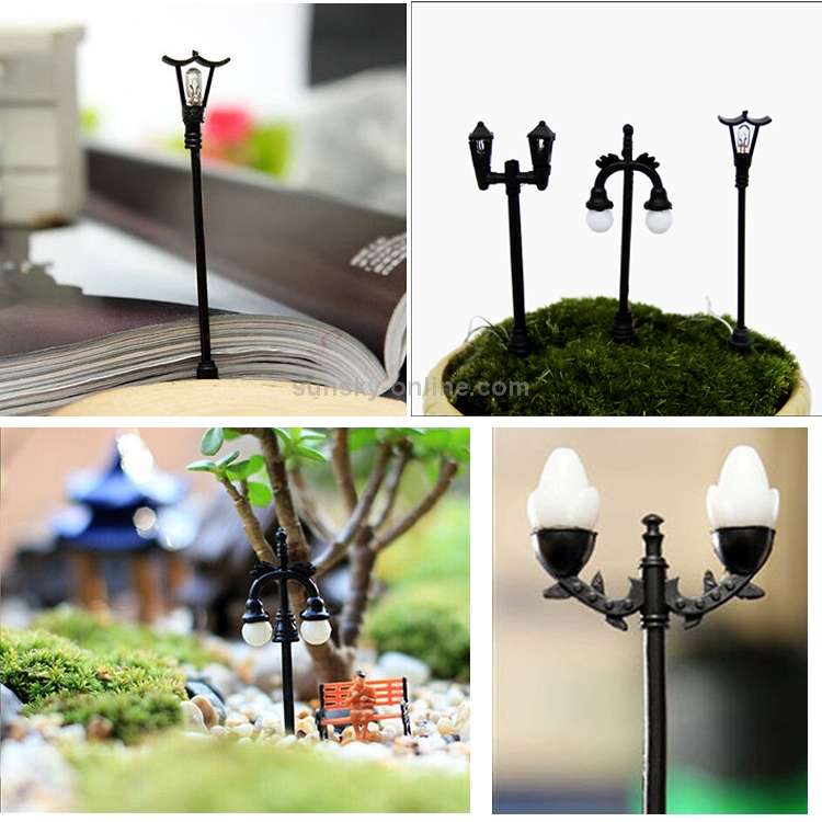 10 PCS Moss Micro Llandscape Decoration Succulent Ecological Bottle Bonsai Pot Model Lamp Ornament