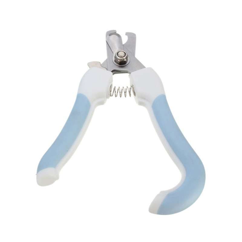 Two-piece Pet Toe Stainless Steel Cat and Dog Nail Clipper Filee, Size:S(Blue)