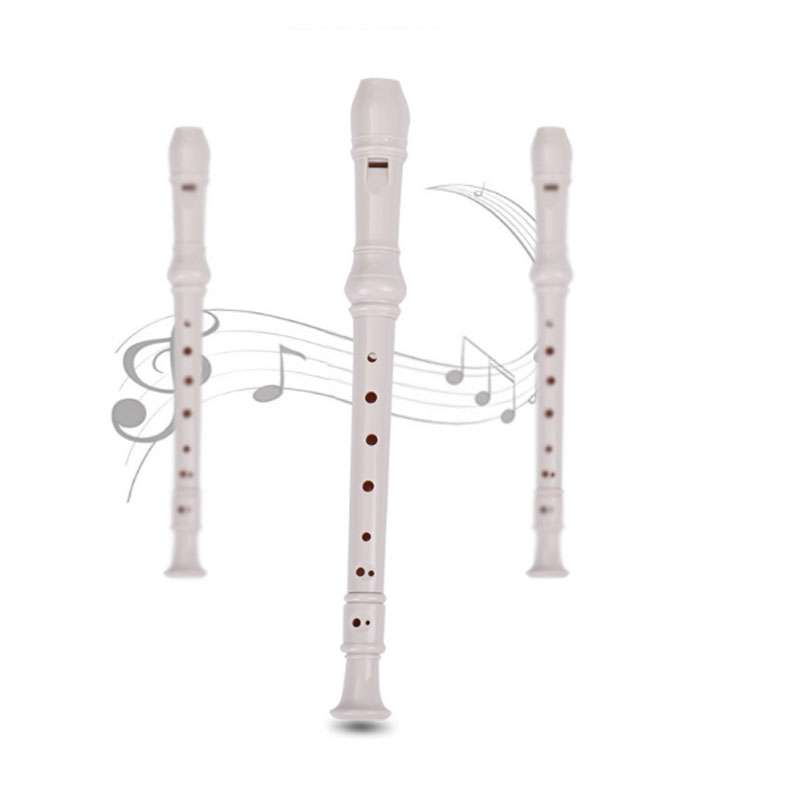 5 PCS SW8 Swan 8-hole Student Children Plastic Clarinet German Treble Flute(Blue)