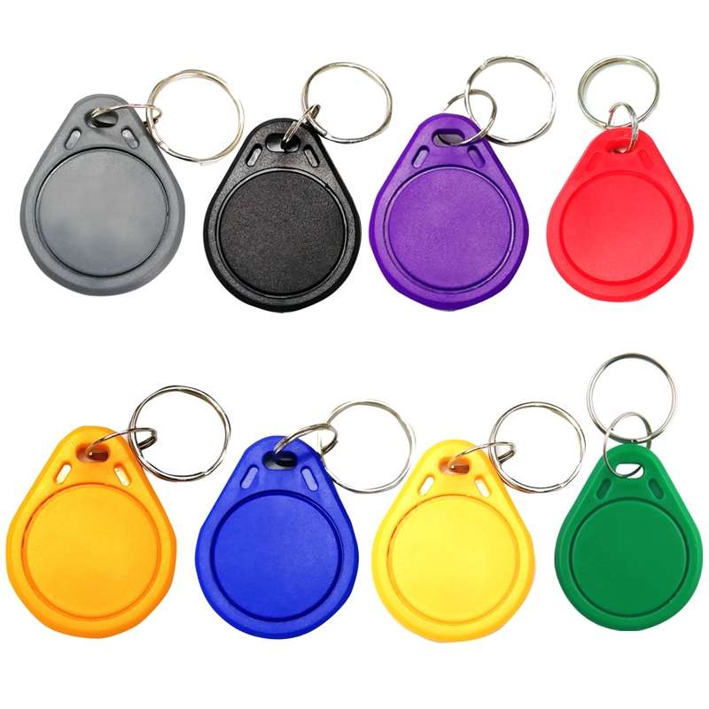 10PCS IC Access Control Card Entree Control M1 Compatibel Fudan Rfid 13.56Mhz Keyfob Sleutelhanger