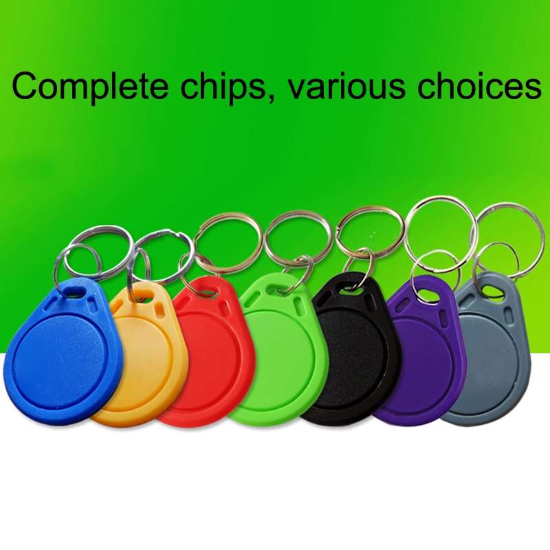 10PCS IC Access Control Card Entree Control M1 Compatibel Fudan Rfid 13.56Mhz Keyfob Sleutelhanger