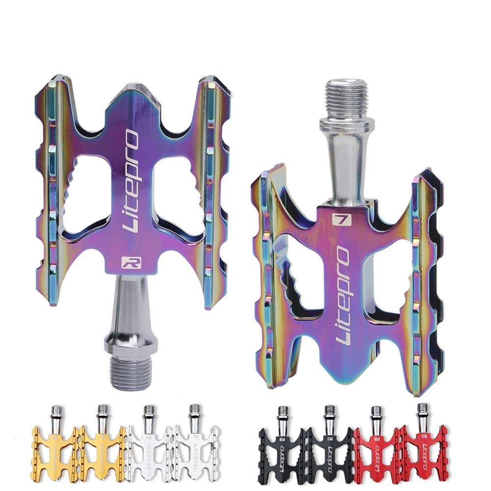 Litepro Ultralight Folding Bike Pedal K3 Bicycle Pedal, Color:Silver