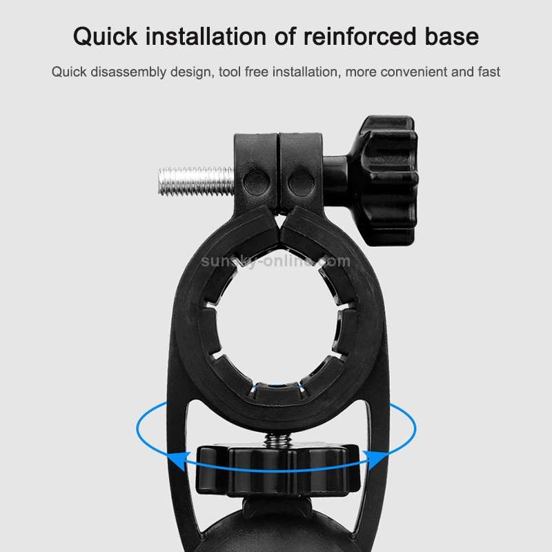 Electric Bicycle Mobile Phone Holder Can Be Rotated 360-degree Mobile Phone Holder Four-way Adjust