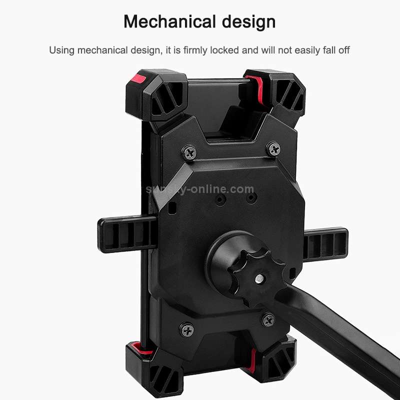 Electric Bicycle Mobile Phone Holder Can Be Rotated 360-degree Mobile Phone Holder Four-way Adjust