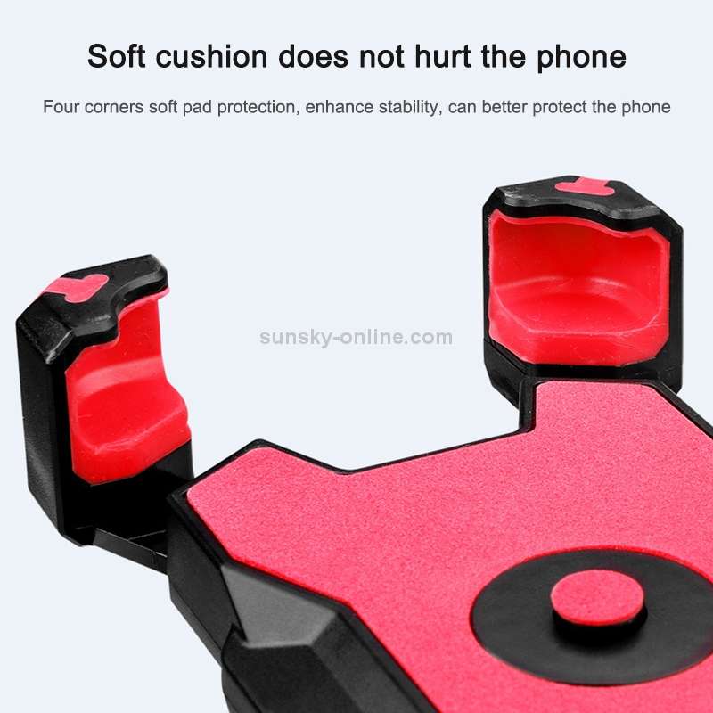 Electric Bicycle Mobile Phone Holder Can Be Rotated 360-degree Mobile Phone Holder Four-way Adjust