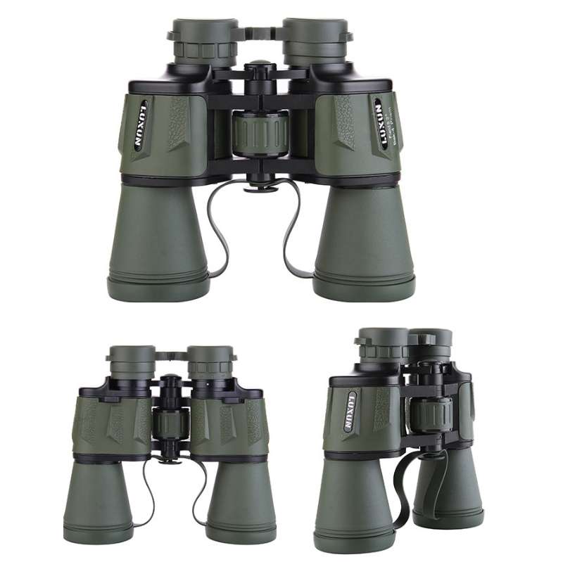 Luxun 20X50 Outdoor Binoculars Low Light Night Vision Non-Infrared High Power Binoculars(ArmyGreen