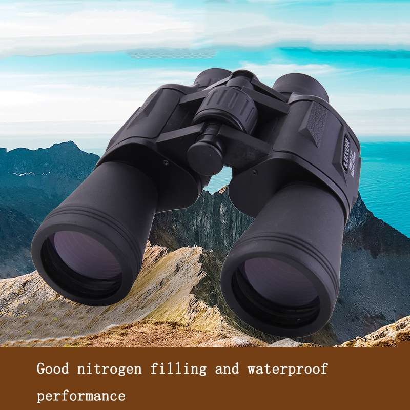 Luxun 20X50 Outdoor Binoculars Low Light Night Vision Non-Infrared High Power Binoculars(ArmyGreen