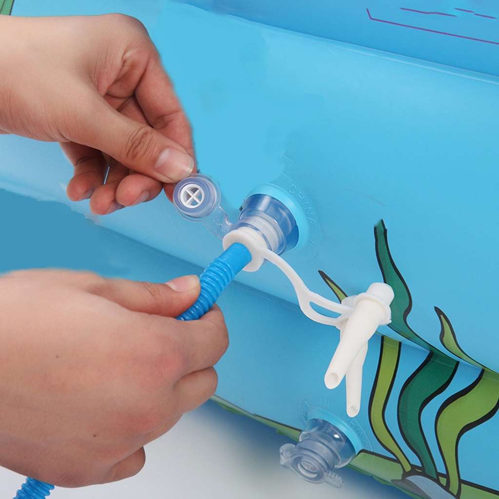 10cm 700cc Small Inflate And Pump Down Inflator Foot-Operated Inflatable Pump For Swimming Ring /